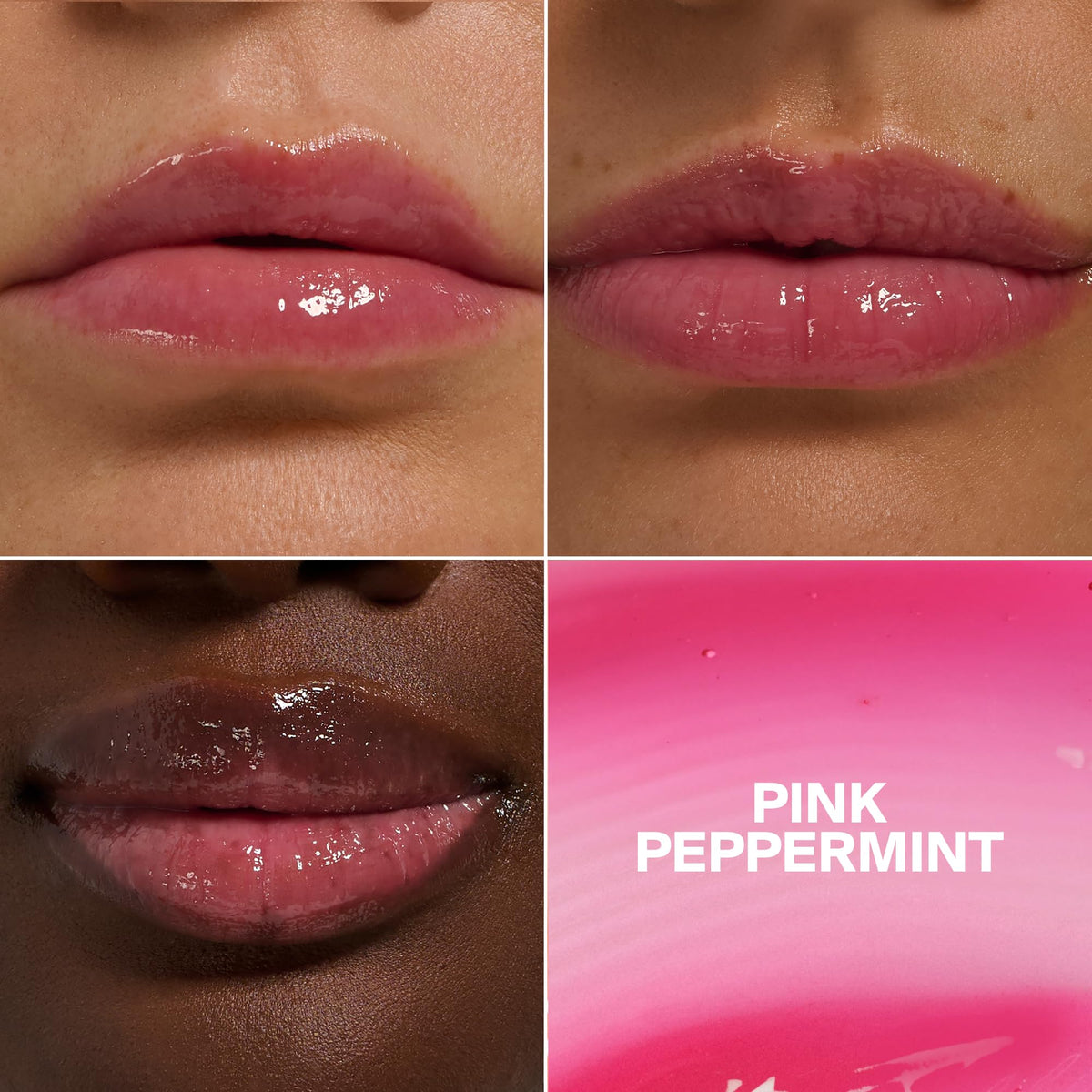 Supergoop! Glow Gloss SPF 40 Lip Balm displayed with other lip care products