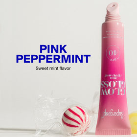 Supergoop! Glow Gloss SPF 40 Lip Balm packaging with ingredients list