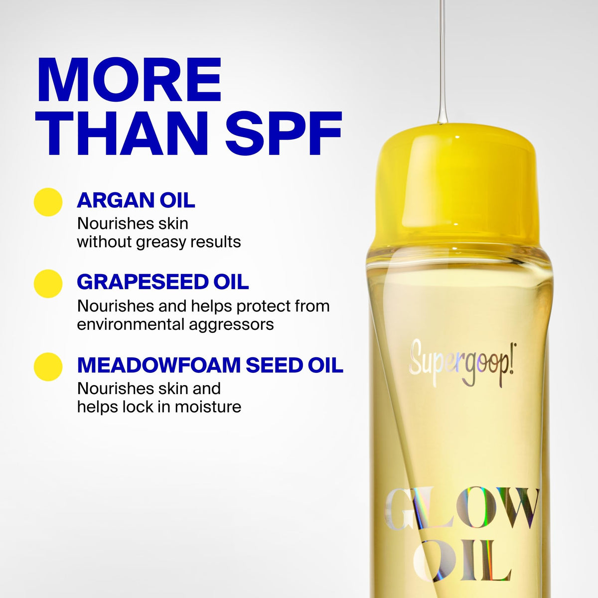 Supergoop! Glow Oil 5 fl oz packaging details