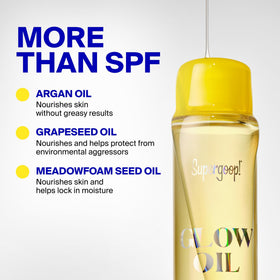 Supergoop! Glow Oil 5 fl oz packaging details