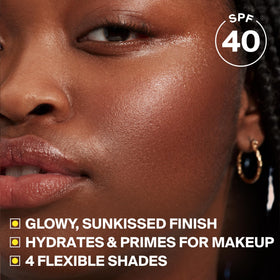 Supergoop! Glowscreen SPF 40 side view with product cap