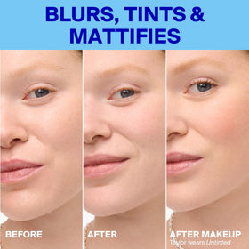 Supergoop! Mineral Mattescreen SPF 40 with makeup products