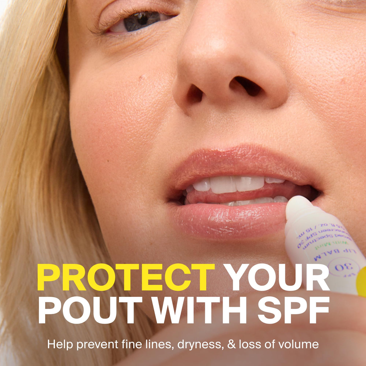Supergoop! PLAY Lip Balm SPF 30 Mint lifestyle scene