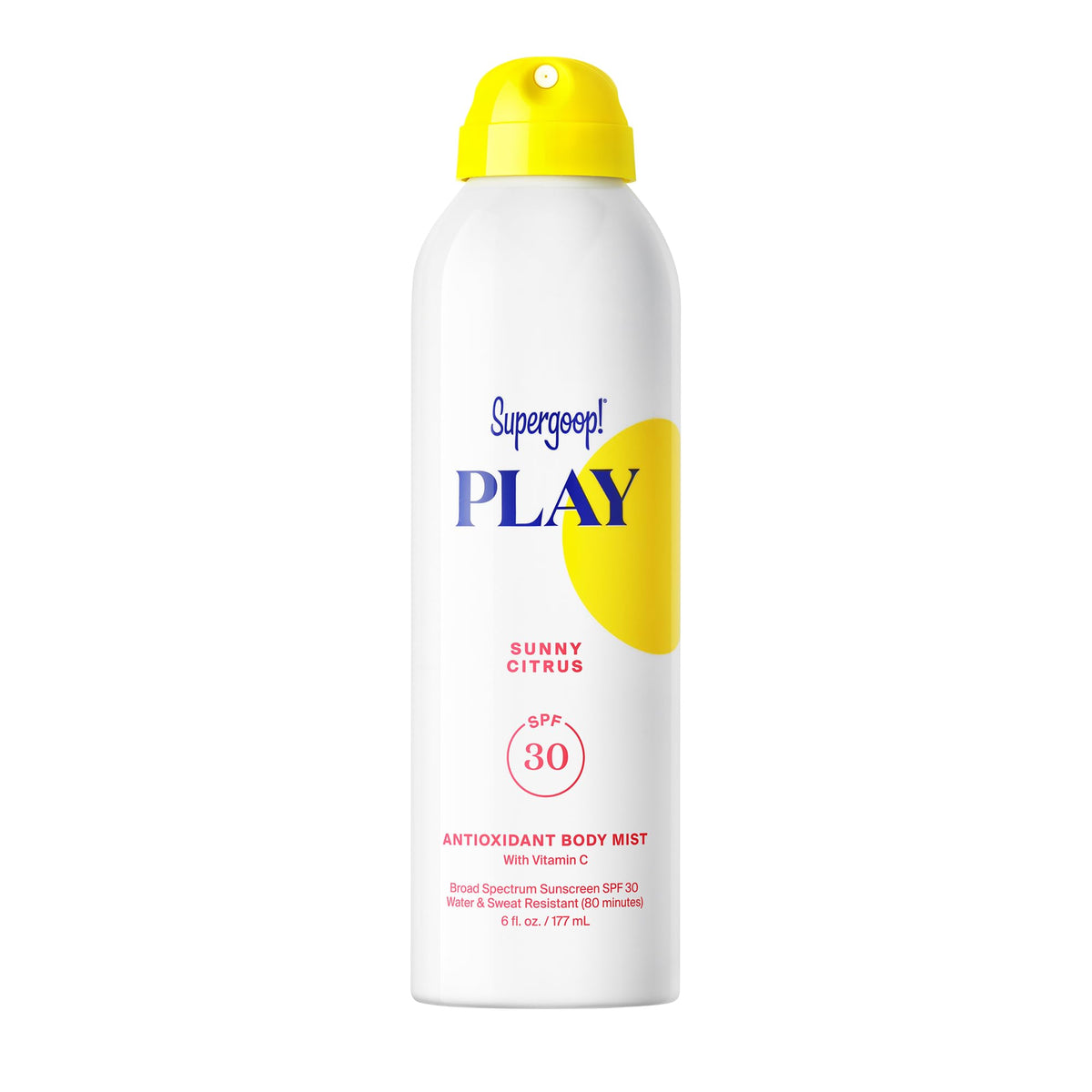 Supergoop! PLAY SPF 30 Antioxidant Body Mist front view