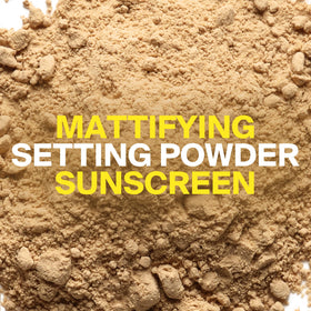 Supergoop! (Re)setting Face Powder SPF 35 brush close-up