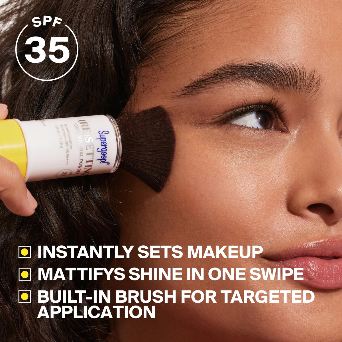 Supergoop! (Re)setting Face Powder SPF 35 translucent shade