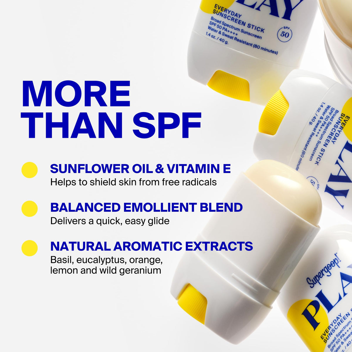Supergoop! sunscreen stick packaging details