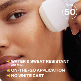Supergoop! sunscreen stick SPF 50 with ingredients list