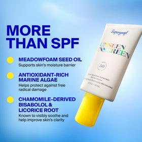 Supergoop! Unseen Sunscreen SPF 50 packaging details