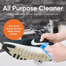 Superio Nail Scrubber Brush demonstrating versatility in cleaning