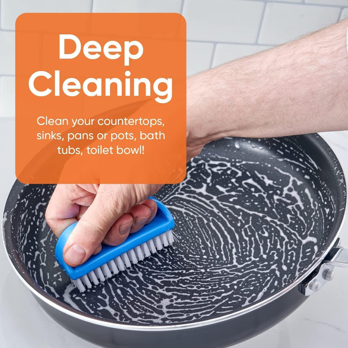 Superio Nail Scrubber Brush suitable for home and personal use
