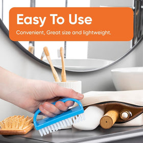 Superio Nail Scrubber Brush with stiff bristles for effective cleaning