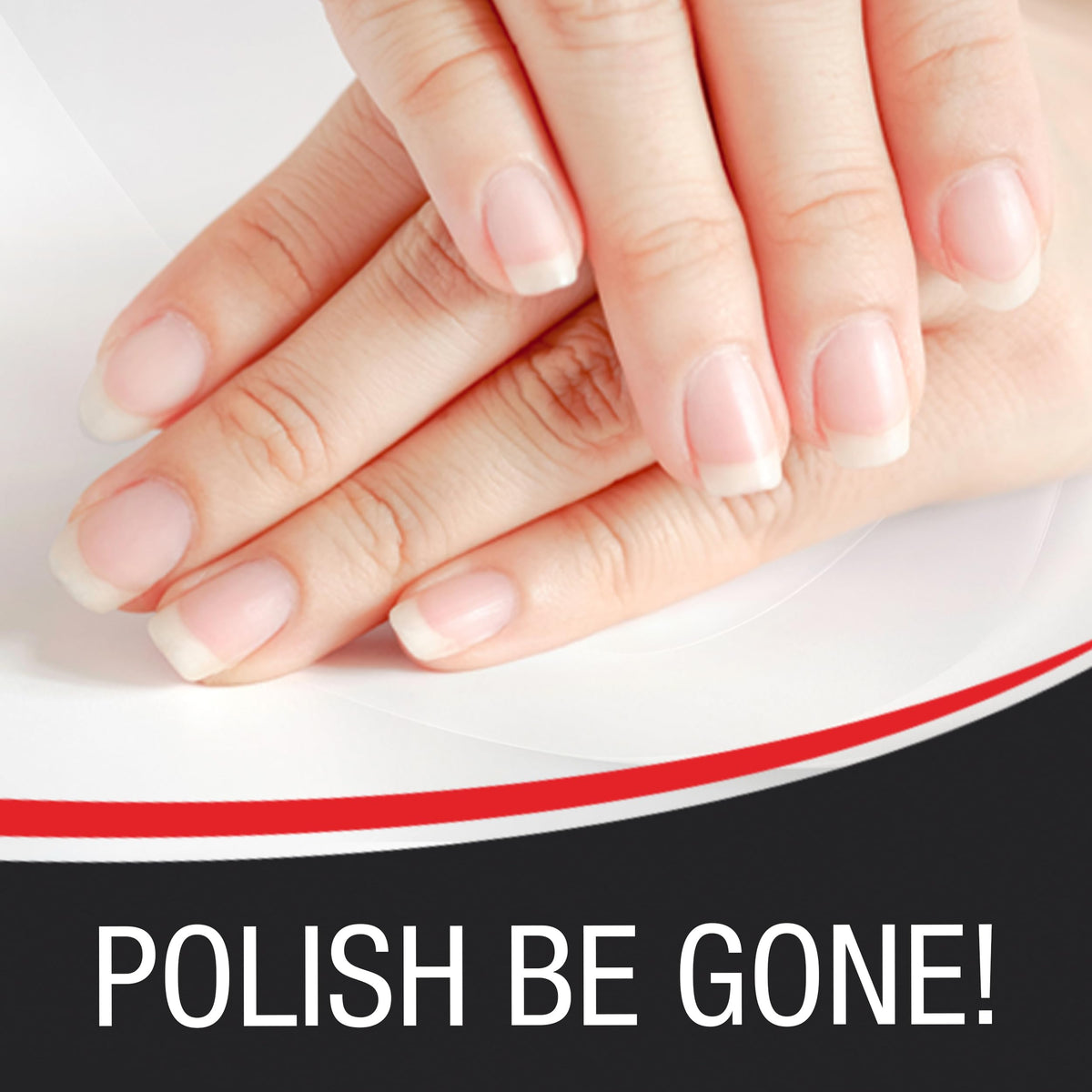 SuperNail Pure Acetone Nail Polish Remover bottle side view