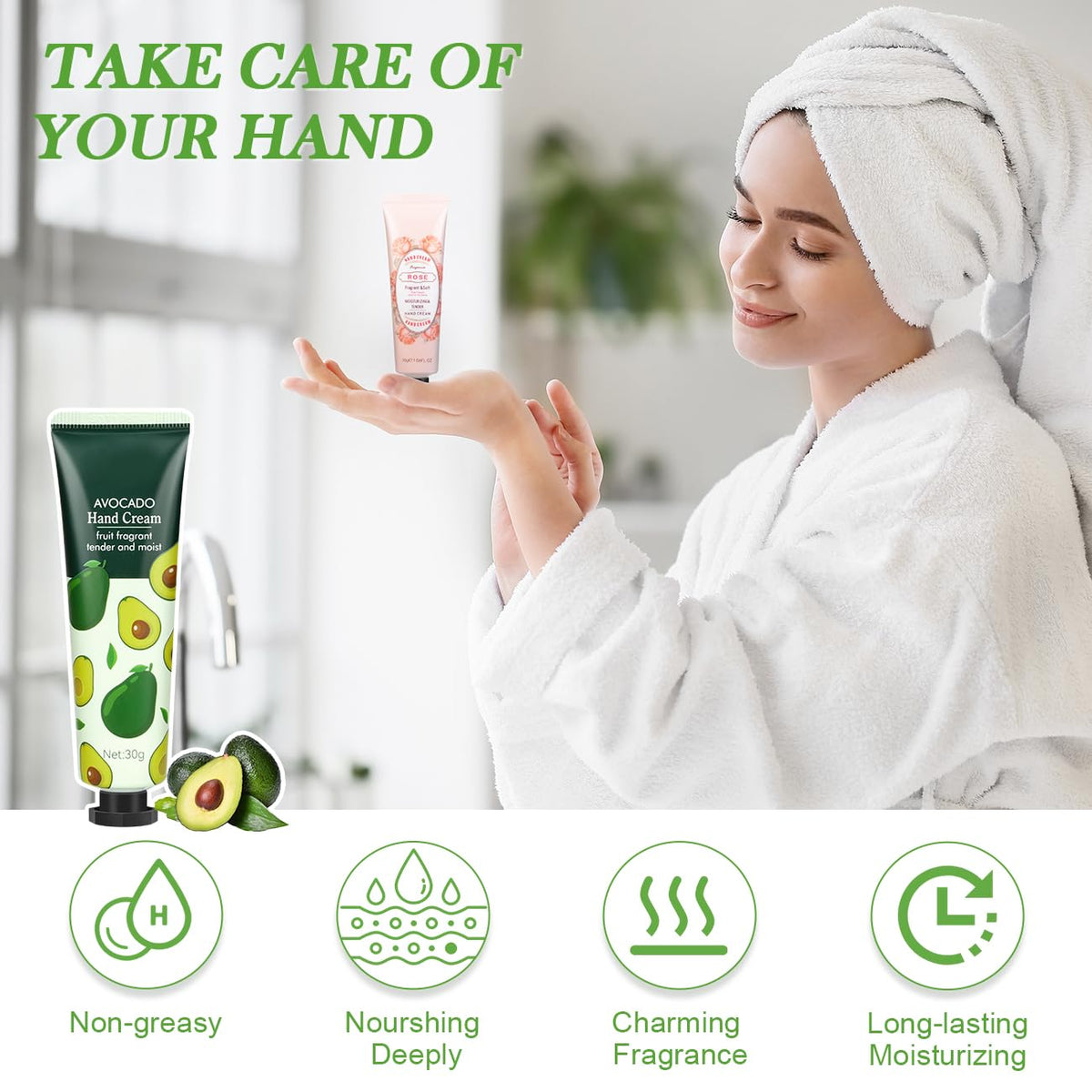 SUPERSUN Lip Balm and Hand Cream Gift Set packaging details