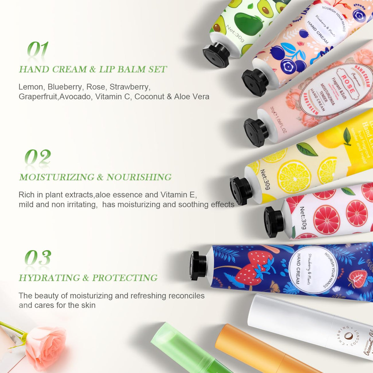 SUPERSUN lip balm being applied to lips