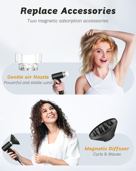 SUPGALIY hair dryer with concentrator attachment