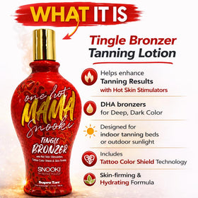 Supre Snooki One Hot Mama Tingle Bronzer 12oz side view