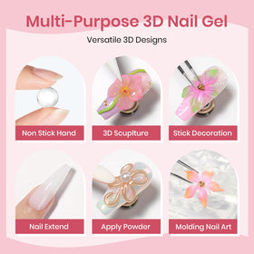SUPWEE 36PCS Dual Form and Nail Art Mold