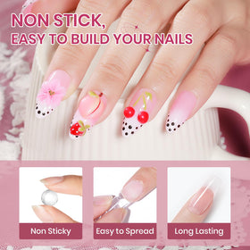 SUPWEE 3D Nail Gel packaging with contents
