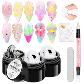 SUPWEE 3D Nail Gel Sculpting Gel clear white front view