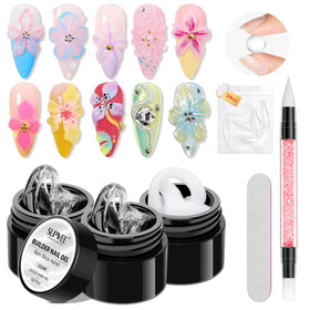 SUPWEE 3D Sculpting Gel clear and milky white tubes with accessories
