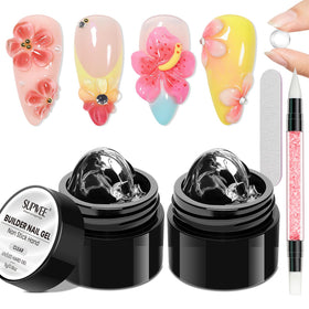 SUPWEE Clear 3D Gel Nail Art packaging front view