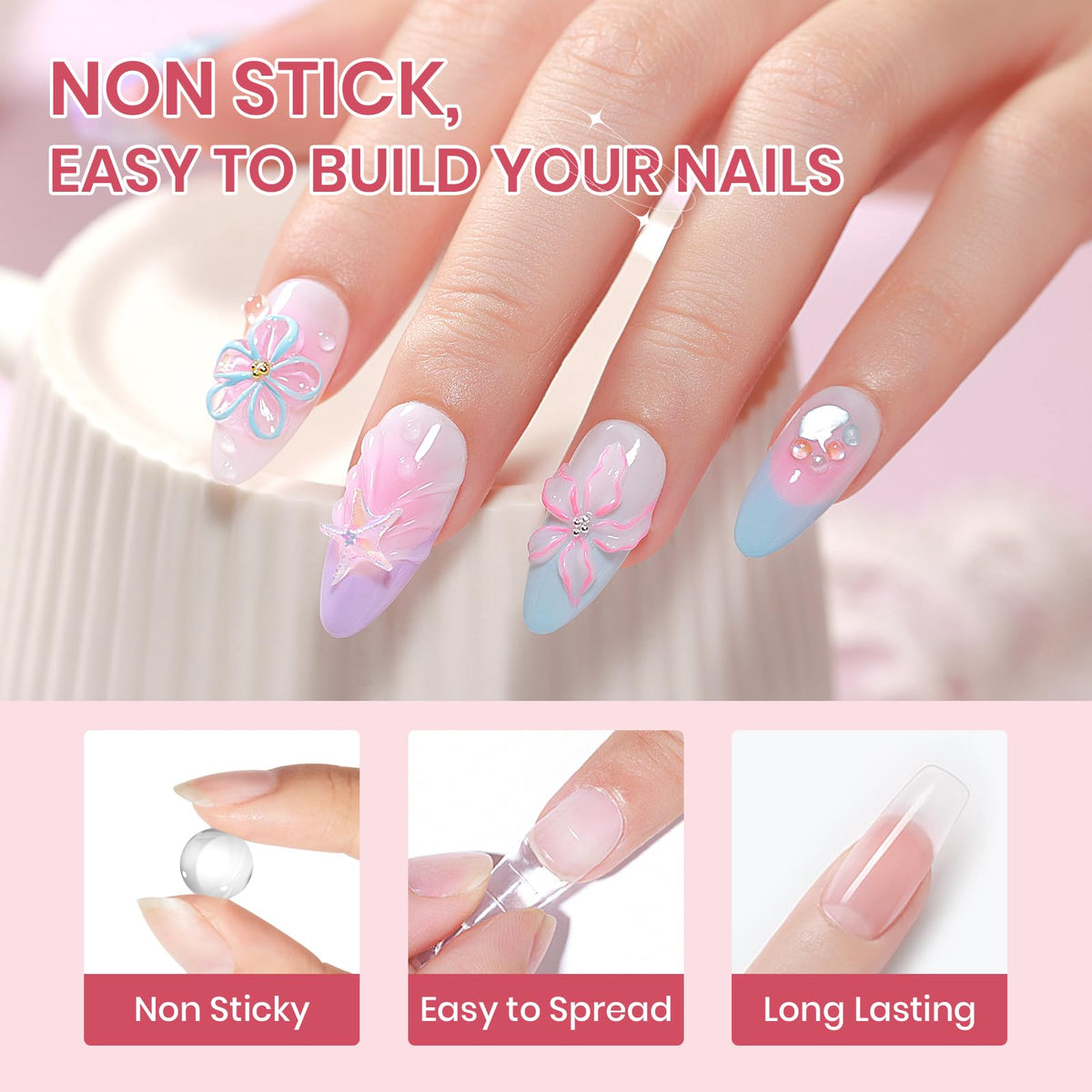 SUPWEE Nail Art designs created with the gel
