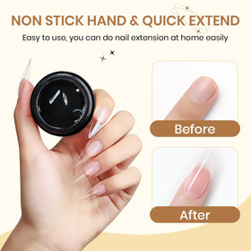 SUPWEE Solid Builder Gel application process with moulds