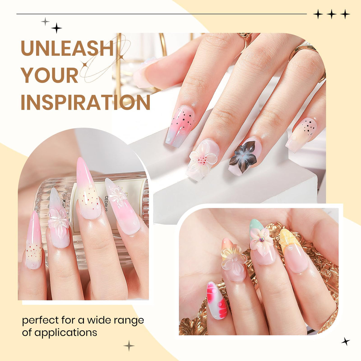 SUPWEE Solid Builder Gel in use for nail extension