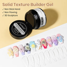 SUPWEE Solid Builder Gel packaging with clear gel and moulds