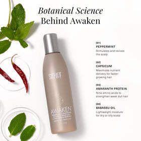 SURFACE Awaken Conditioner in a bathroom setting
