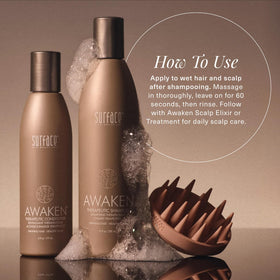 SURFACE Awaken Conditioner with fresh herbs and plants