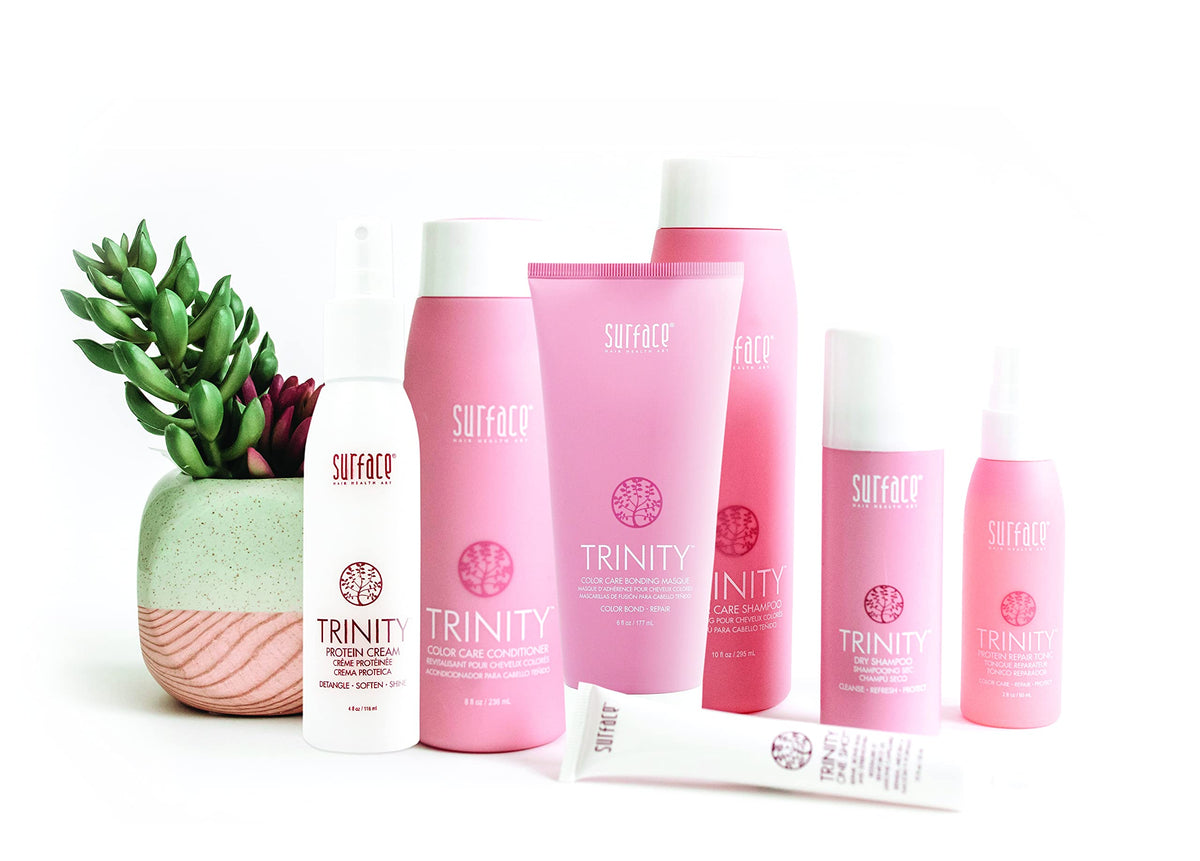 SURFACE Trinity Color Care Conditioner 33.8 fl oz back view with ingredients