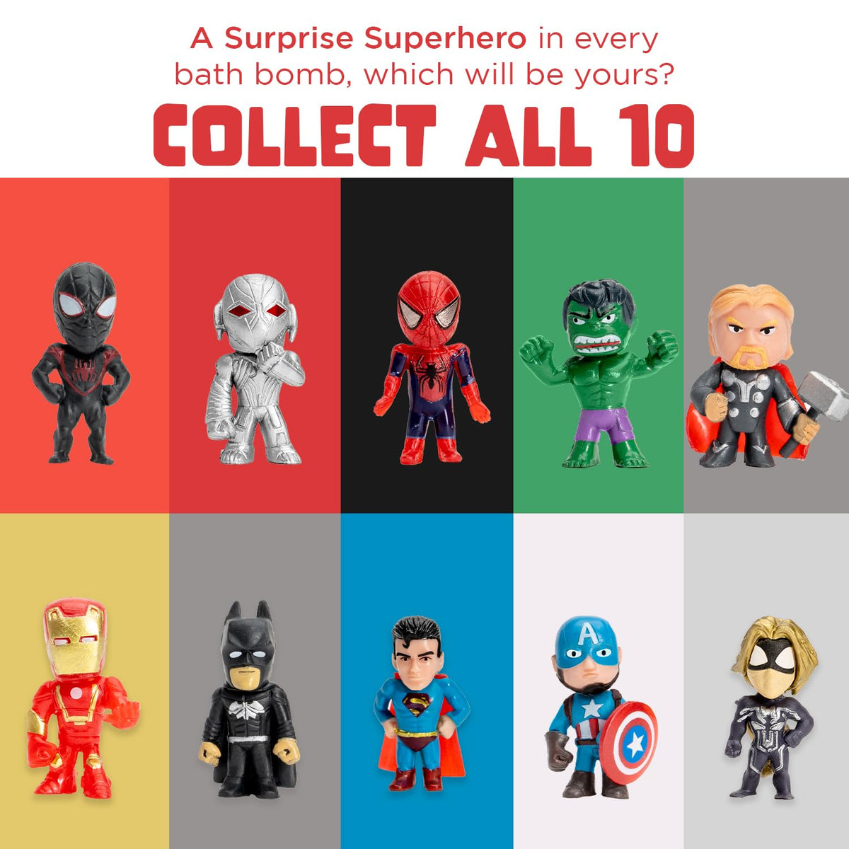 Surprise superhero toy revealed from Two Sisters Bath Bomb