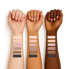 SUSIKEKI Neutral Nude Matte Eyeshadow Palette open showing colours