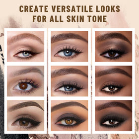 SUSIKEKI Neutral Nude Matte Eyeshadow Palette with mirror