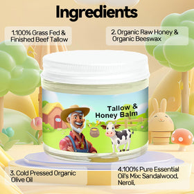SVPMECN Tallow and Honey Balm texture close-up