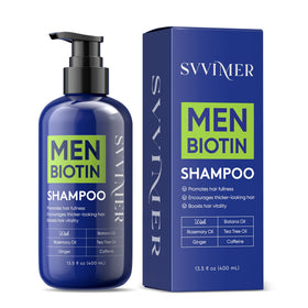Svvimer Hair Growth Shampoo for Men 13.5 Fl Oz front view
