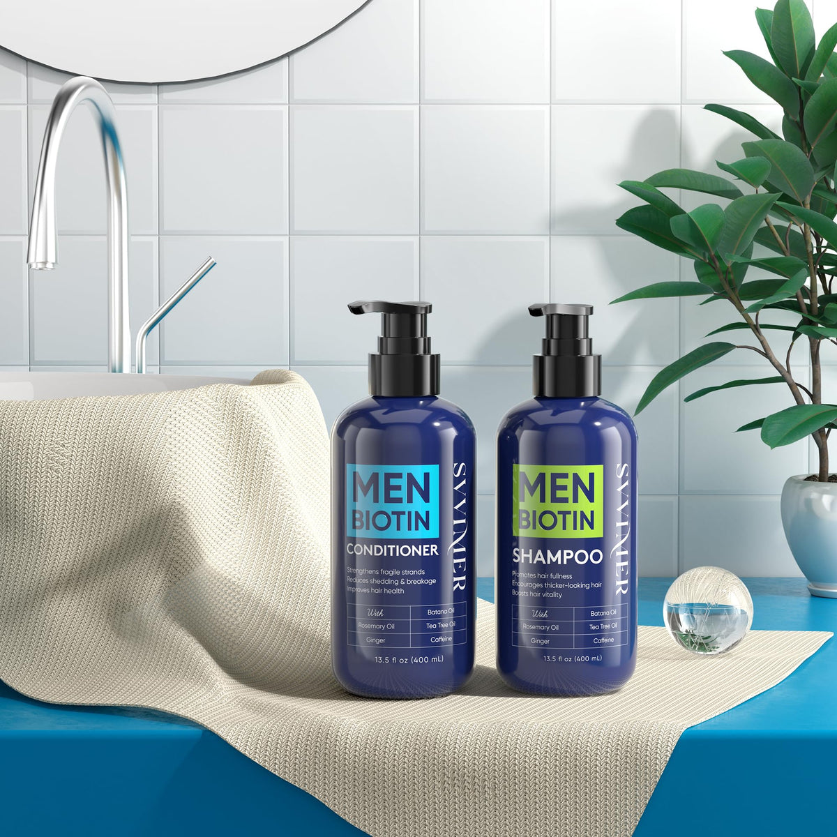 Svvimer Hair Growth Shampoo with biotin and caffeine benefits