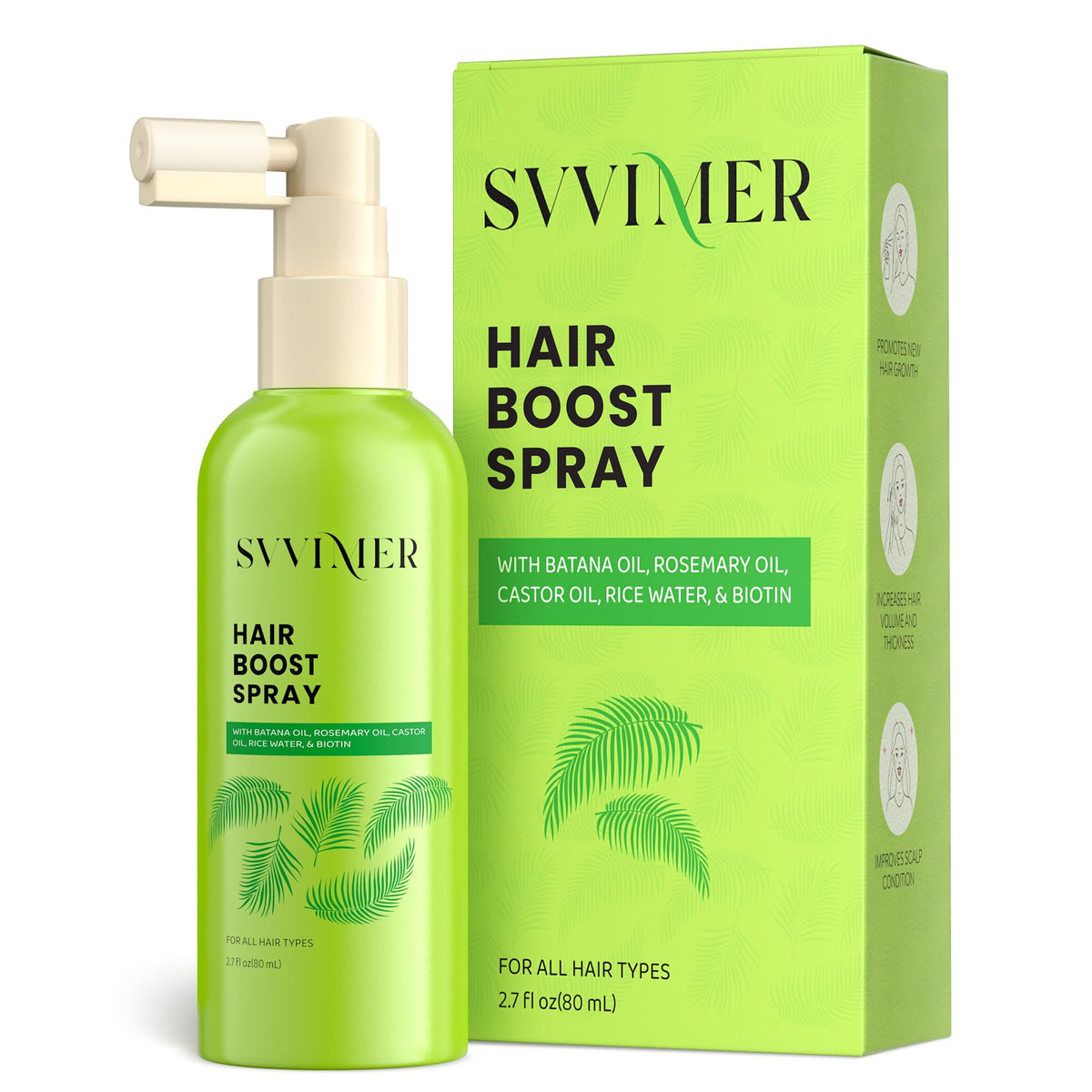 Svvimer Hair support Spray 2.7 Fl Oz front view