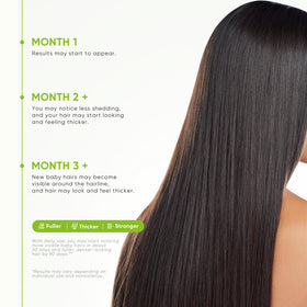Svvimer Hair support Spray back view with ingredients list