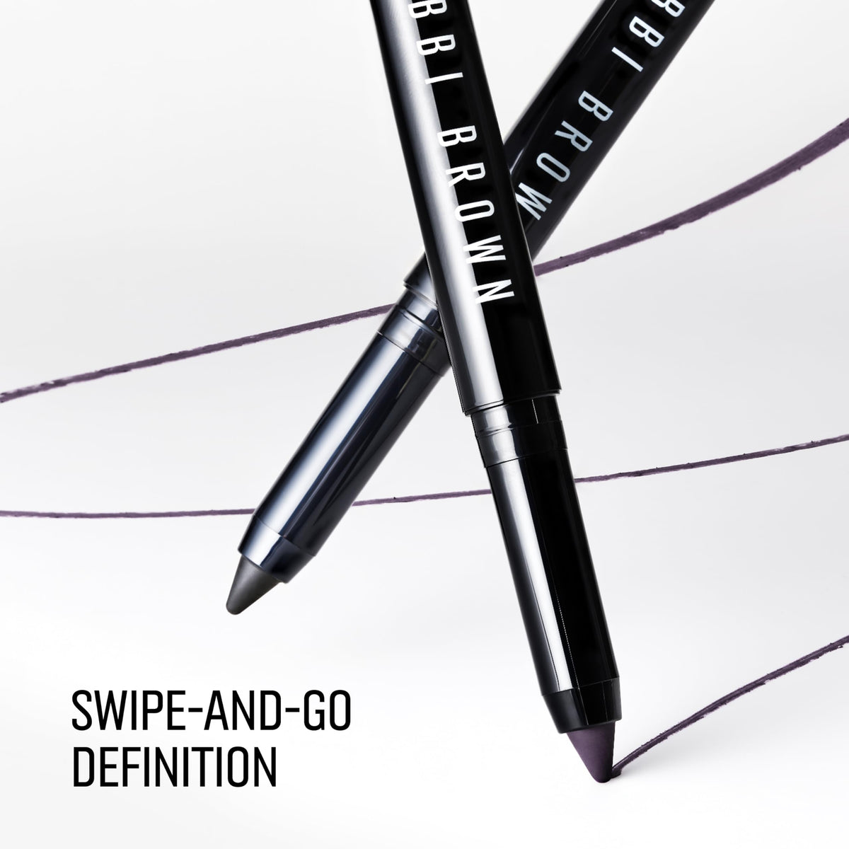 Swatch of Bobbi Brown Long-Wear Cream Liner Stick Panther on skin