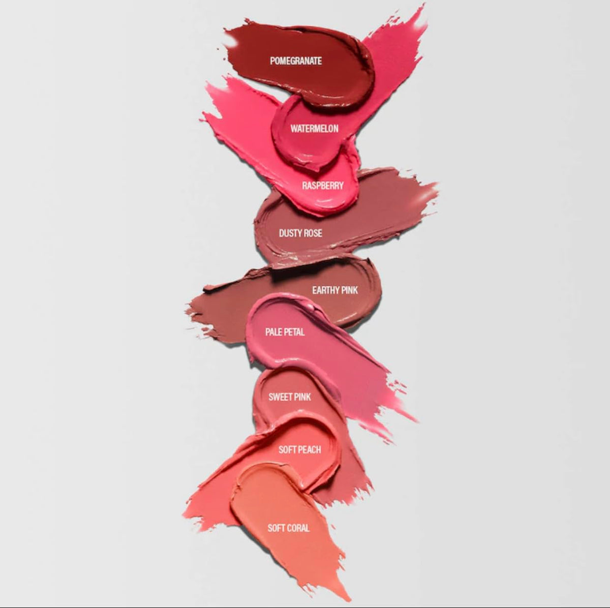 Swatch of BY MARIO Soft Pop Blush Stick Raspberry on skin
