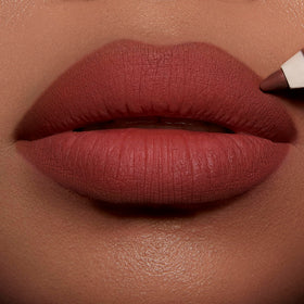 Swatch of Charlotte Tilbury Lip Cheat Lip Liner on skin