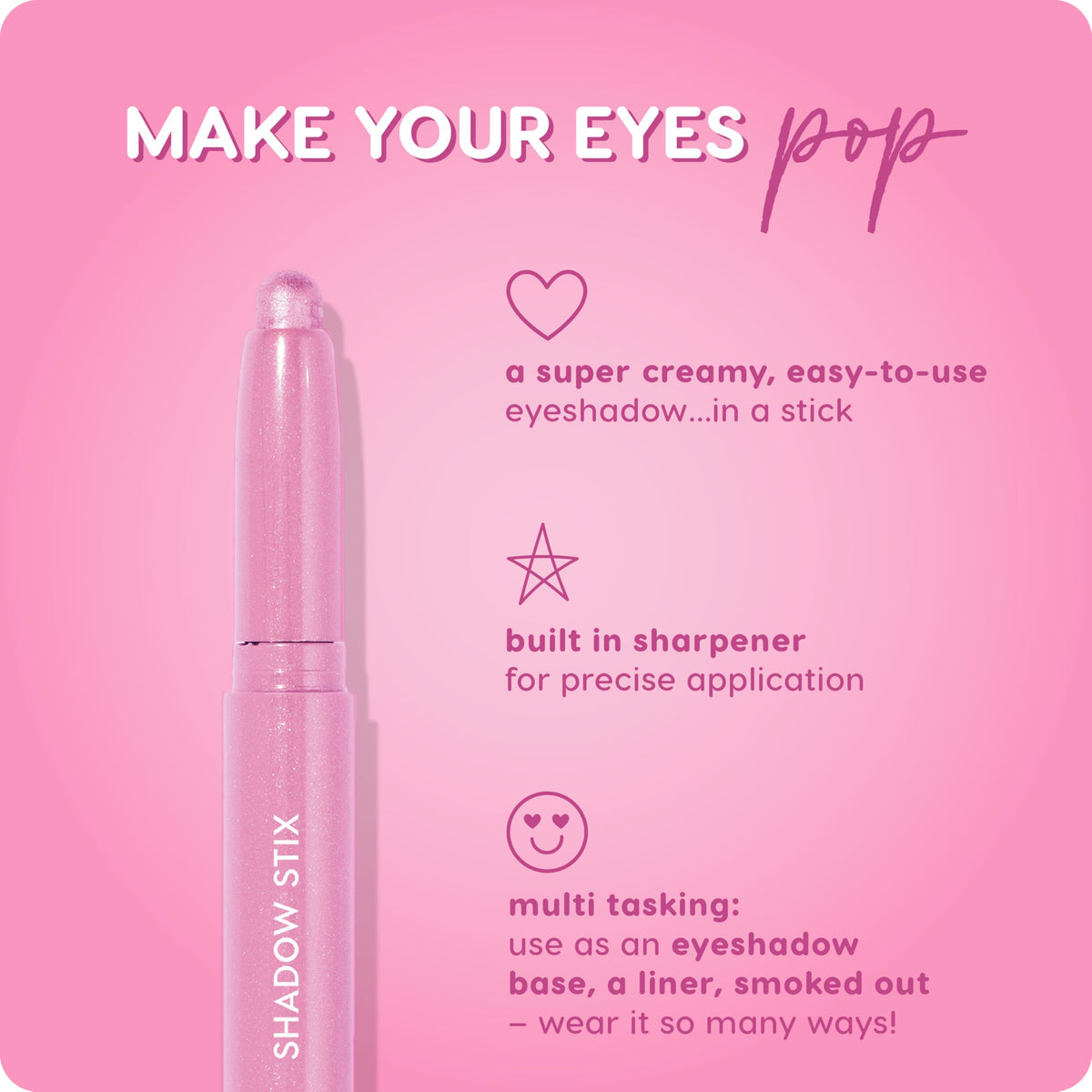 Swatch of ColourPop Shadow Stix Cream Eyeshadow in Juicy Gossip