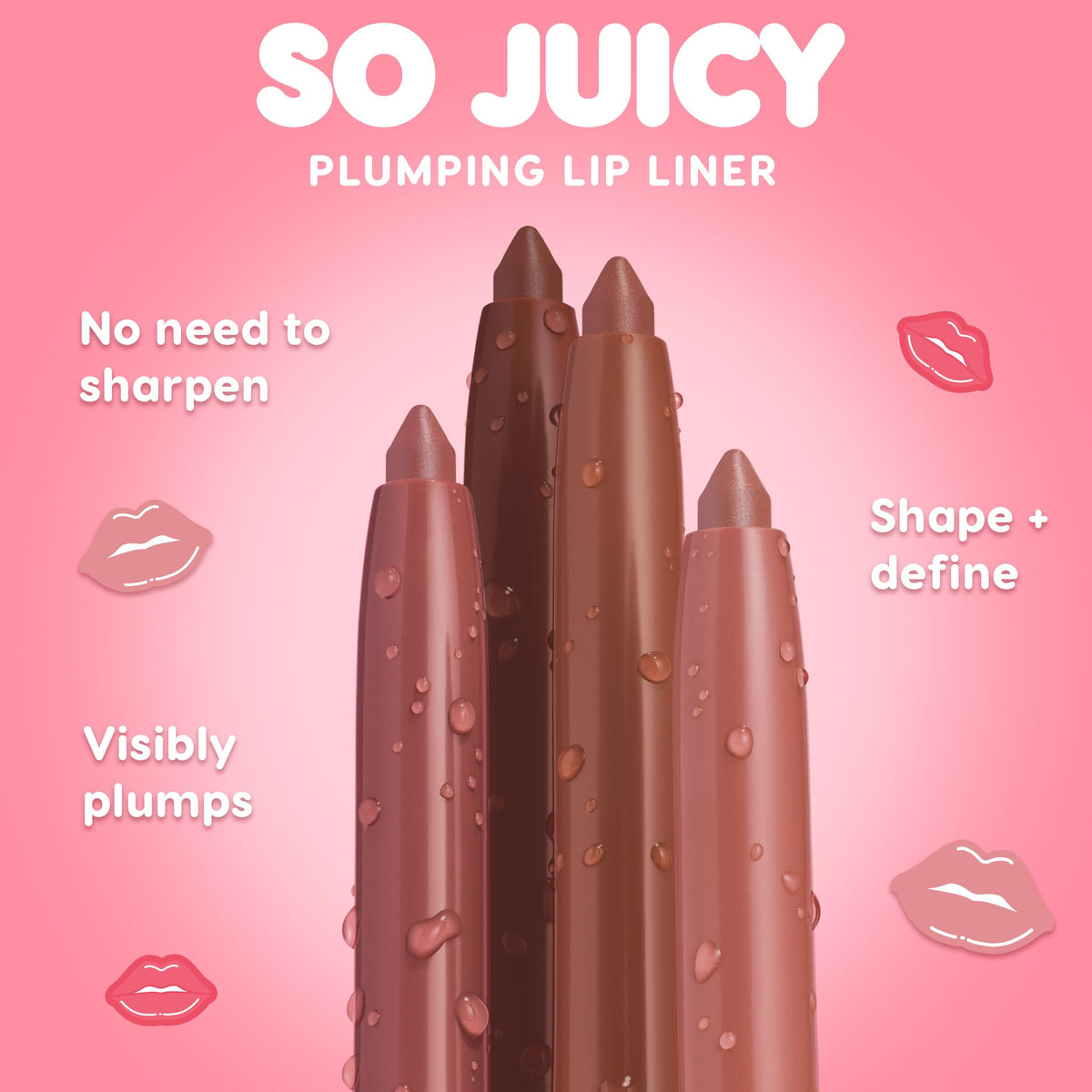Swatch of ColourPop So Juicy Plumping Lip Liner in Westwood