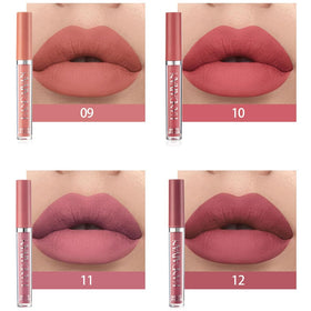 Swatch of Deep Burgundy BestLand Matte Liquid Lip Gloss