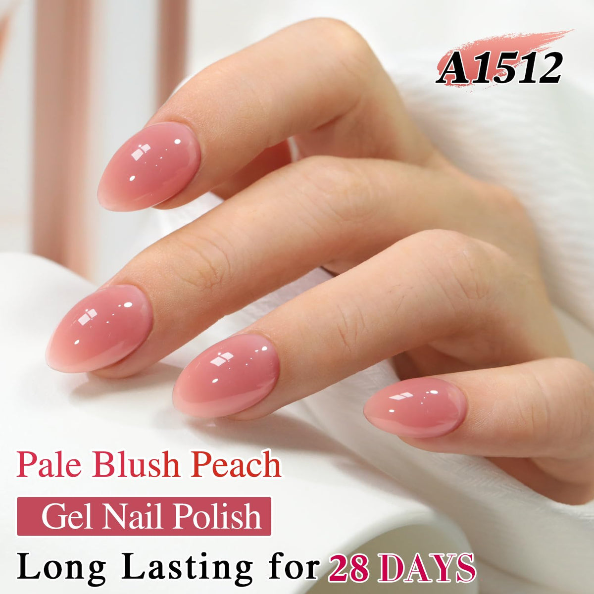 Swatch of Double Rhythm Gel Polish on nail with glossy finish