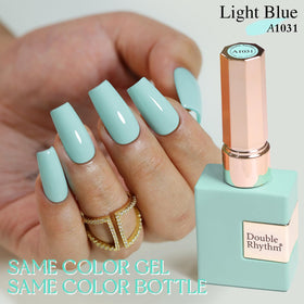 Swatch of Double Rhythm Jelly Gel Polish on nails