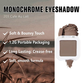 Swatch of Kaely Cocoa Brown Matte Eyeshadow on skin